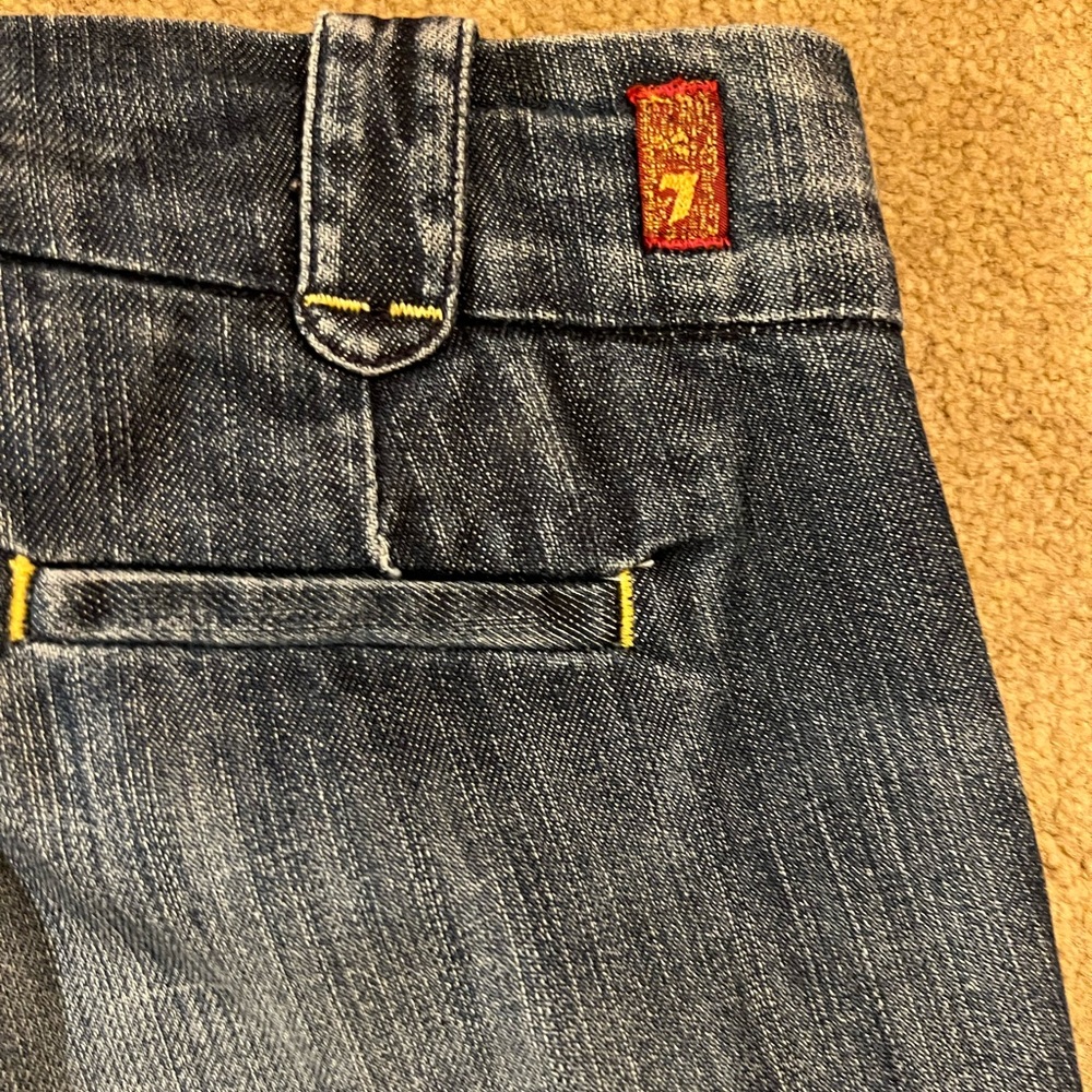 7 for all man kind designer jeans size 27 - Picture 2 of 7